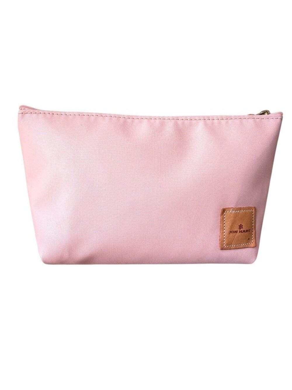 Jon Hart Pink Zip Travel Pouch Toiletry Makeup Bag